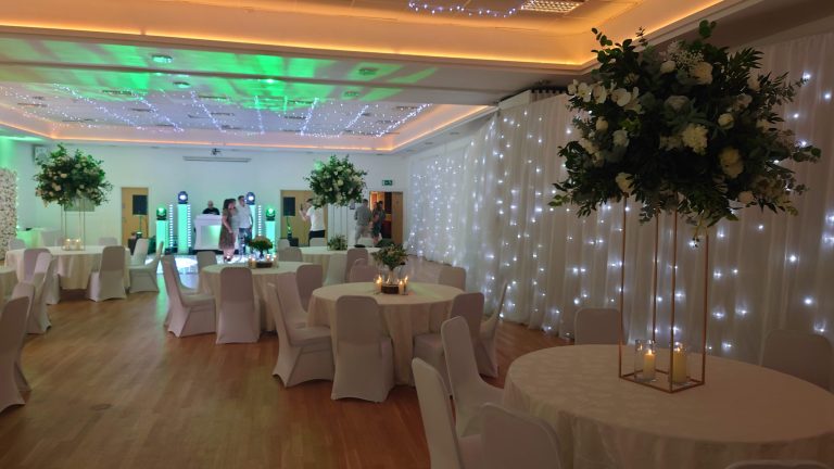 Venue draping in Cheshire for all wedding venues