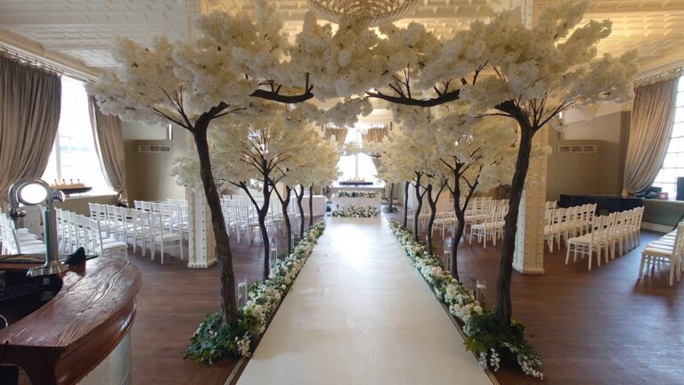 Blossom tree wedding decorations