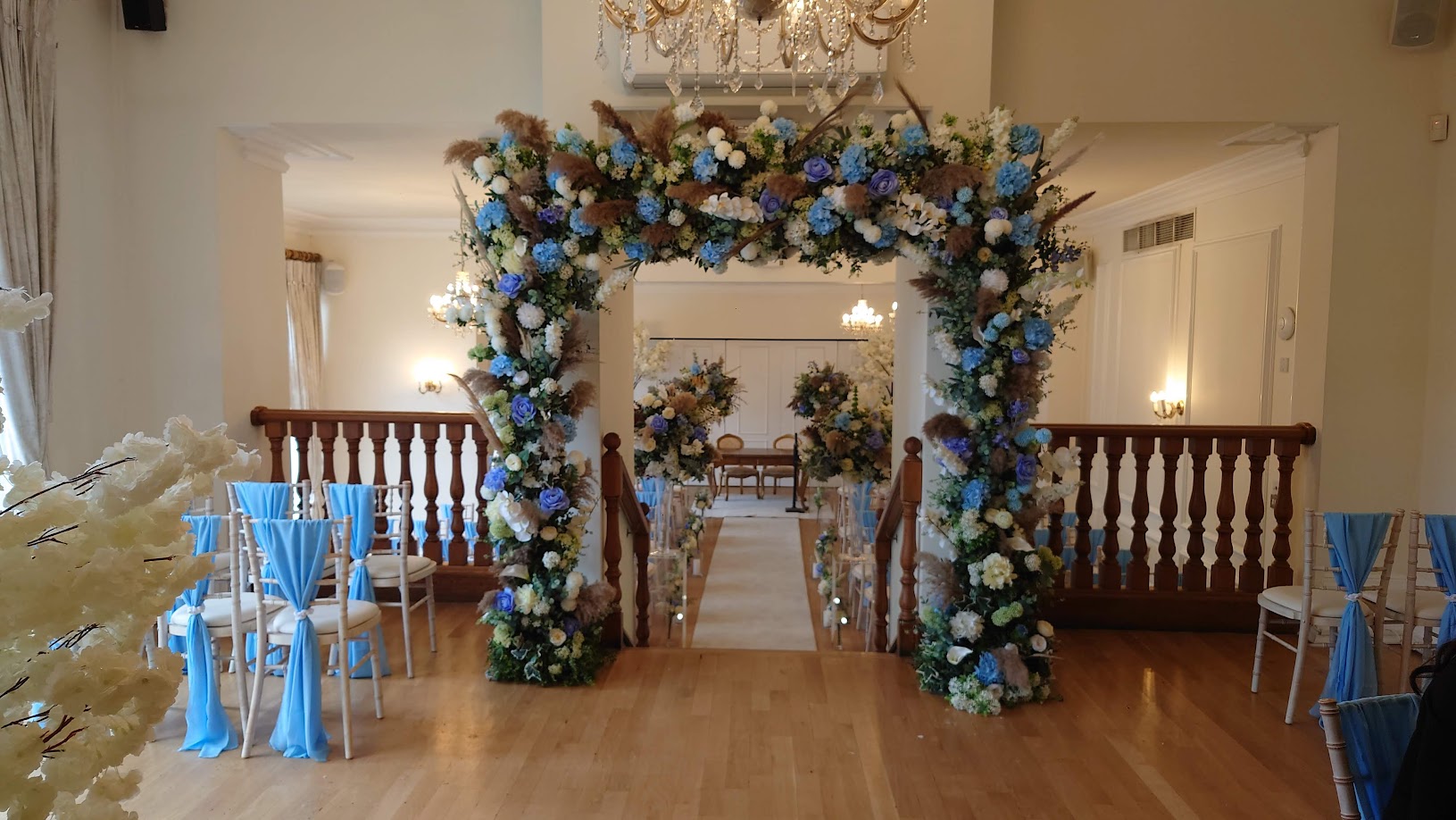 West Tower wedding venue dressing