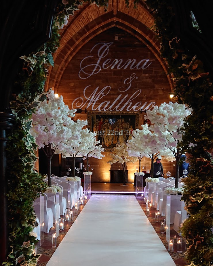 Gobo imaging projection Peckforton Castle