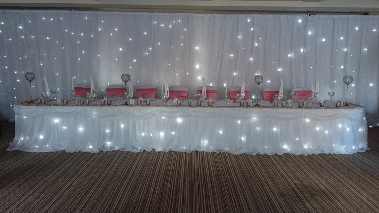star cloth twinkling backdrop hire cheshire
