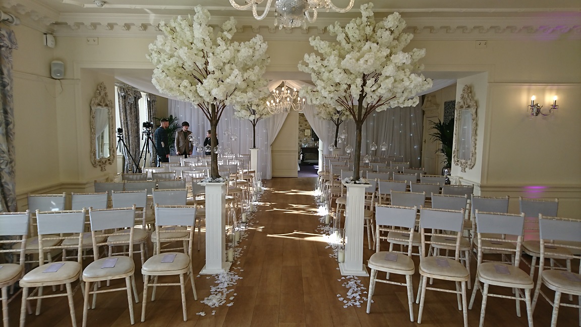 wedding blossom trees