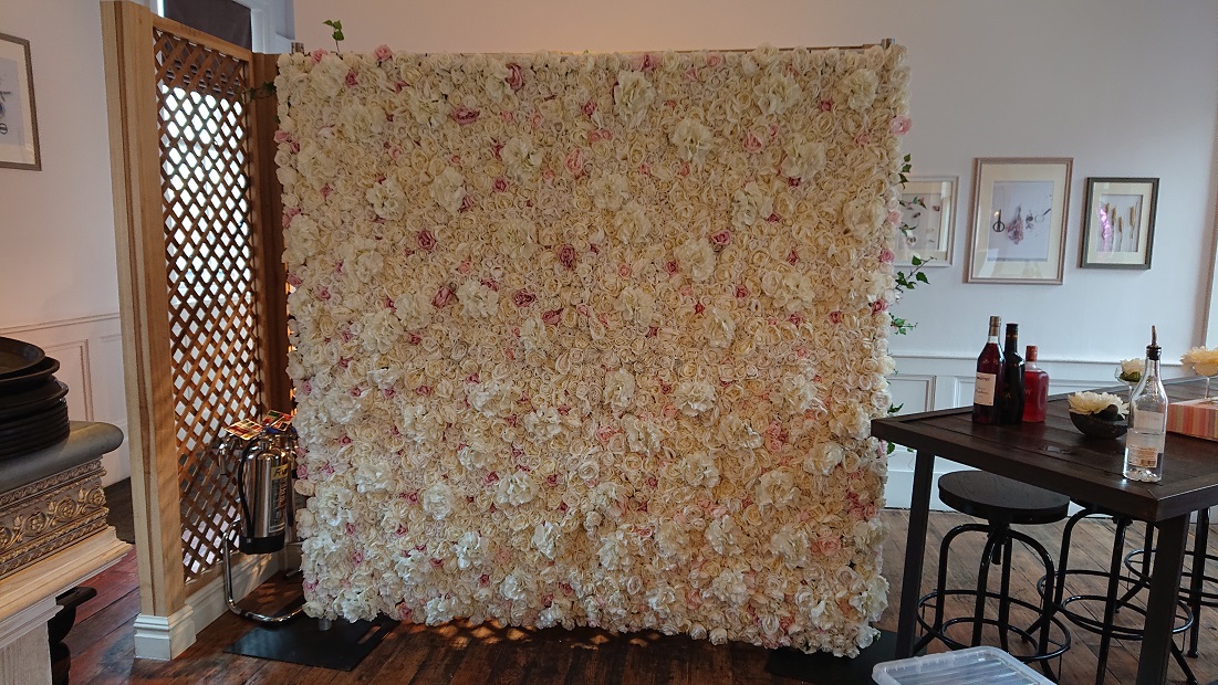 flower wall hire